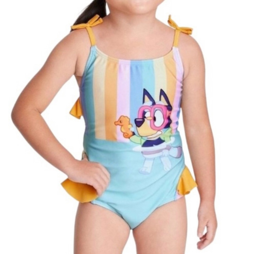 EUC Bluey Disney Junior One Piece Swimsuit [Size: 2T]